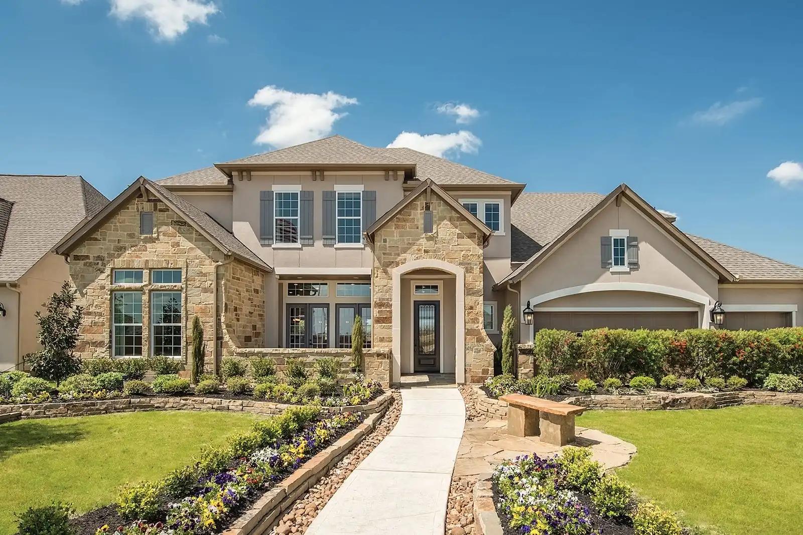 Katy upscale home exterior — Houston TX