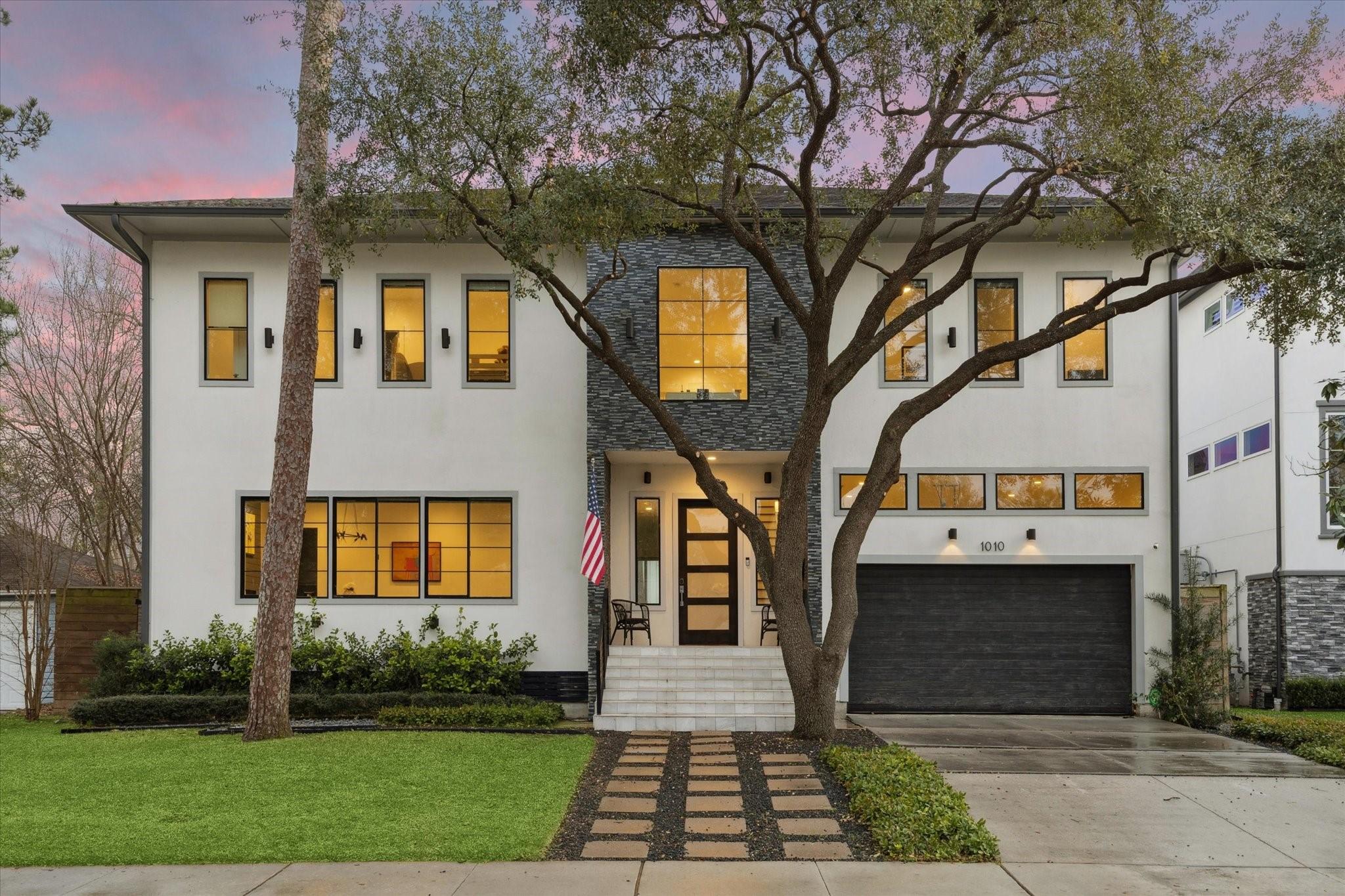 Lazybrook-Timbergrove residential street view — Houston TX